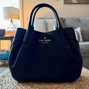 Kate Spade Small Dumpling Pebbled Leather Crossbody Satchel